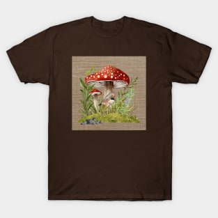 Mushroom in nature T-Shirt